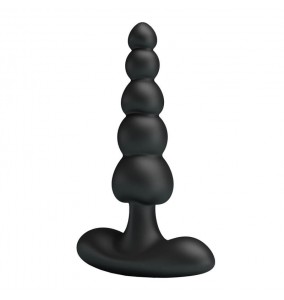 Pretty Love - Corban Vibrating Anal Bead Massager (Chargeable - Black)